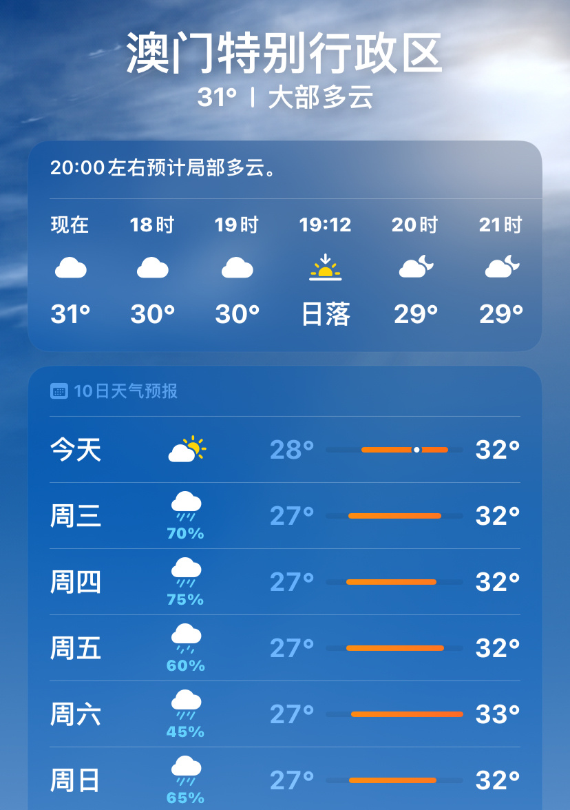 澳门六月天气探讨
